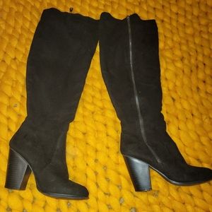 Thigh High Suede Boots